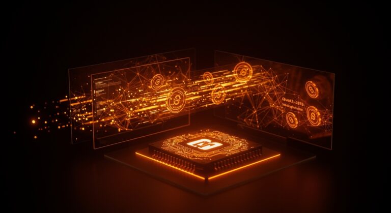 Optimización IA Qwen3.5-397B alcanzando alta velocidad de tokens por segundo en Apple M3 Max con uso eficiente de RAM, destacando inteligencia artificial avanzada.