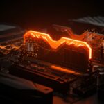 Módulos de RAM DDR5 destacando una memoria falsa decorativa y una real, ilustrando la crisis de memoria RAM y su impacto en el rendimiento AMD.