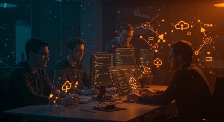 Ingenieros Python colaborando en infraestructura enterprise y frameworks open-source en startup Reflex de Y Combinator.