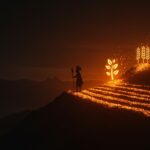 Representación visual del Reino Chincha dominando los Andes gracias al guano fertilizante natural y la agricultura sostenible preincaica en Perú.