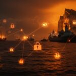 Flota fantasma rusa cerca de Gibraltar, simbolizando la seguridad marítima y su impacto en el mercado energético internacional.