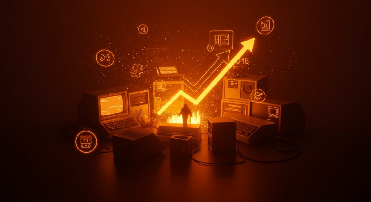 Founder innovando con tecnología retro y dispositivos vintage en el mercado tech de LATAM.