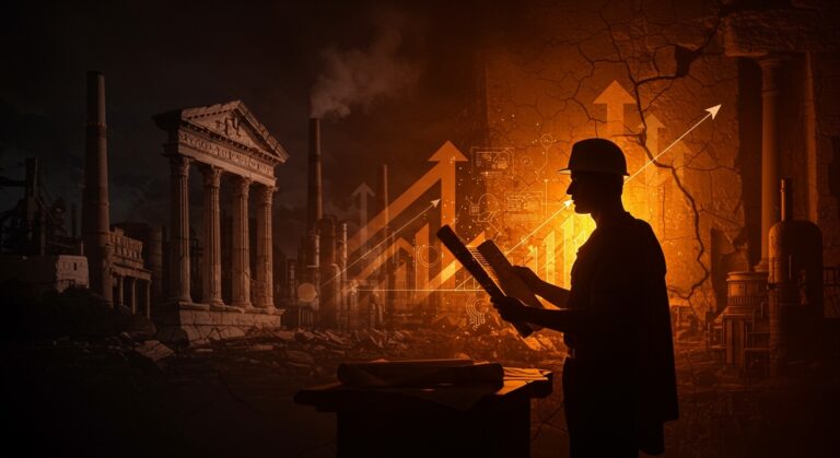 Lecciones de innovación en crisis inspiradas en la revolución industrial romana para founders del ecosistema startup.