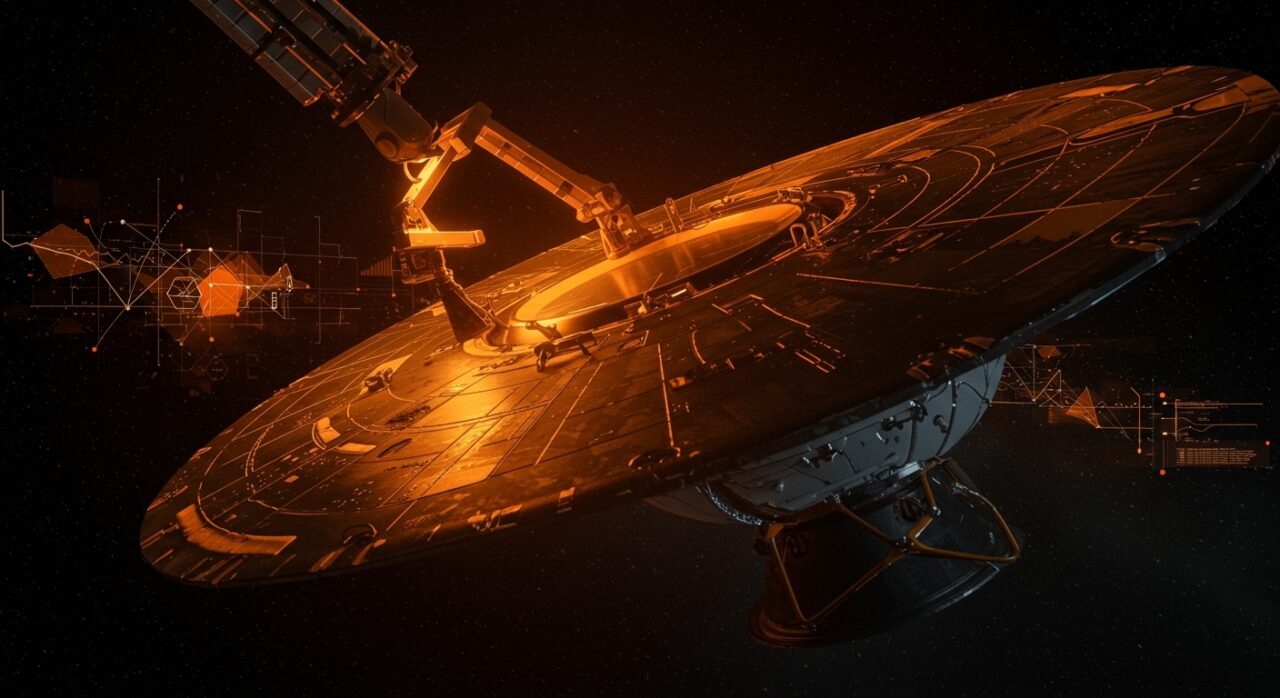 Análisis visual del escudo térmico del Orion en la misión Artemis II de NASA, destacando riesgos y gestión de seguridad aeroespacial.