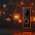 Videoportero inteligente Ring con batería y tecnología 4K y 2K integrando IA avanzada para hogares conectados.