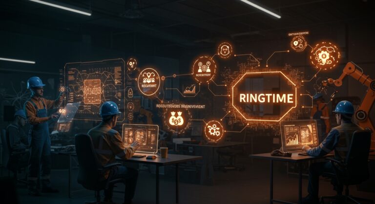 Innovación en reclutamiento blue-collar con IA y automatización impulsada por Ringtime tras levantamiento de 1.8 millones de euros.