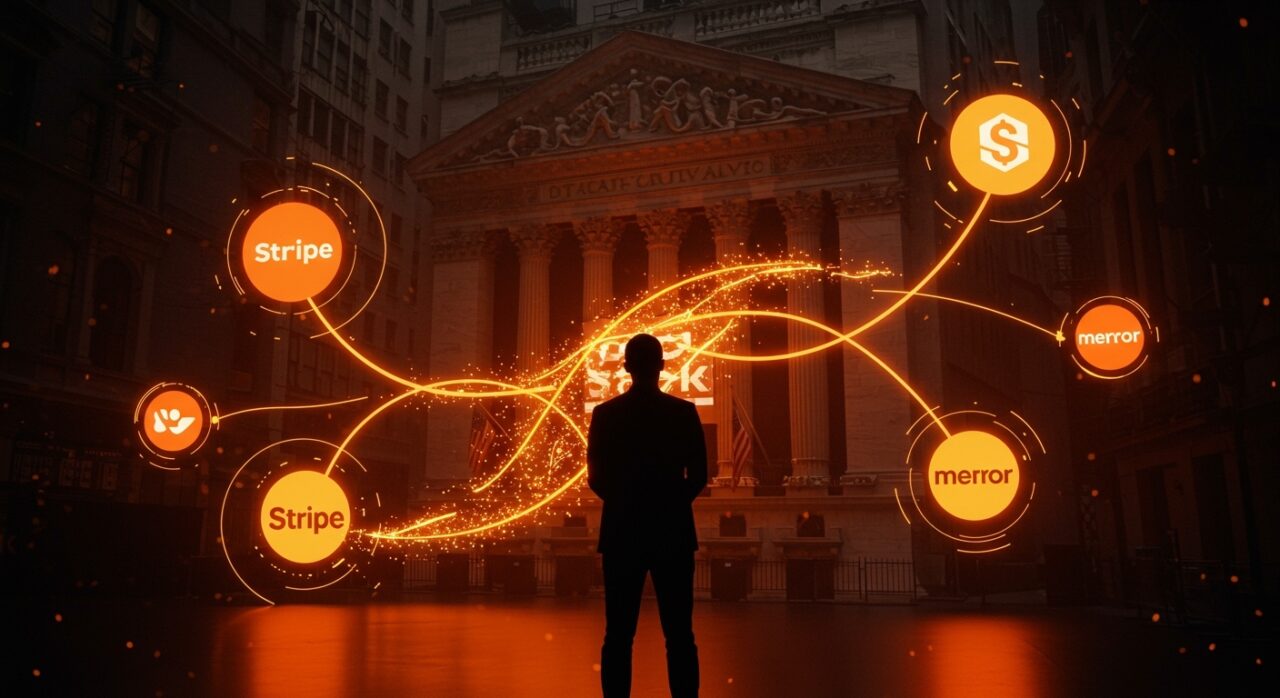 Lanzamiento de Robinhood Ventures Fund I en NYSE democratizando inversión en startups fintech para inversores retail.