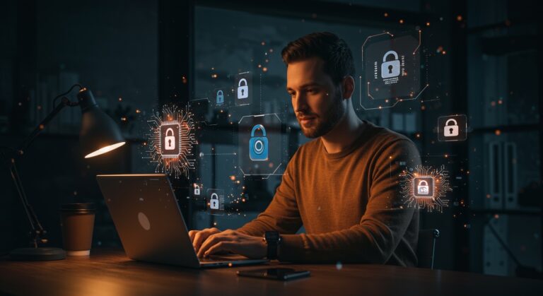 Senior Security Engineer trabajando en infraestructura de IA para Roboflow, empleo tecnológico remoto en startup de visión por computadora.