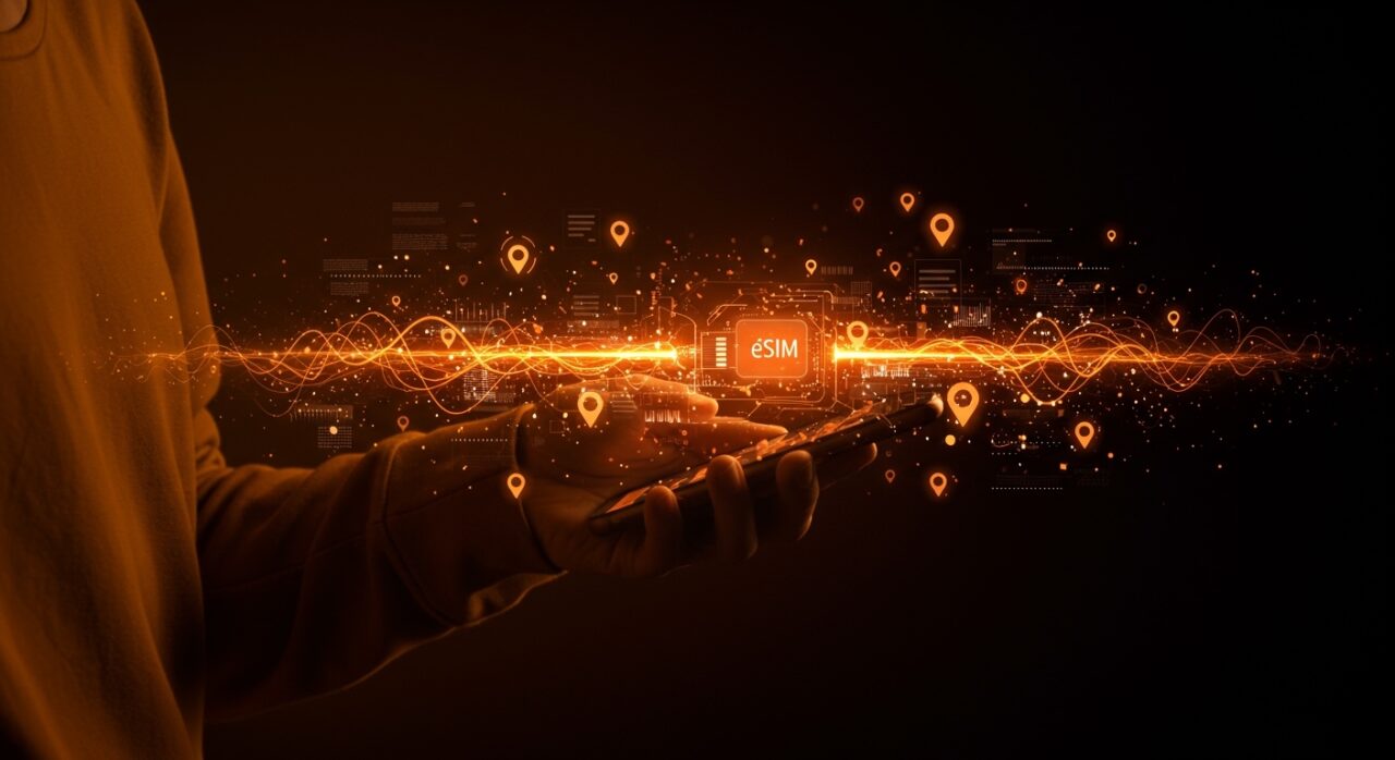 Tecnología innovadora de IA y eSIM para conectividad en viajes, destacando tendencias clave y soluciones globales de BNESIM y startups.