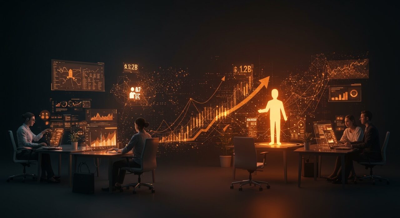 Startup Rox AI destacando como unicornio de ventas con automatización de ventas con IA y valoración de 1.2B dólares en 2026.