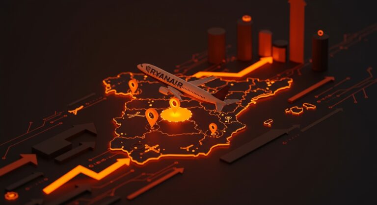 Ryanair limita inversión en España por alza de tasas aeroportuarias, impacto en mercado aéreo y startups.