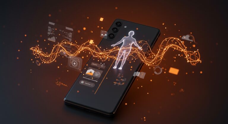 Samsung Galaxy S26 mostrando edición fotográfica con IA mediante Photo Assist, destacando innovación tecnológica móvil y oportunidades para startups.