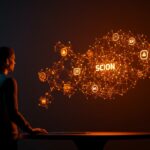 Representación visual de SCION como alternativa segura y resiliente a BGP para infraestructura de red y soberanía digital.