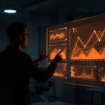 Founder tech revisando datos financieros semestrales destacando cambio de reporte SEC y su impacto en startups en EE.UU.