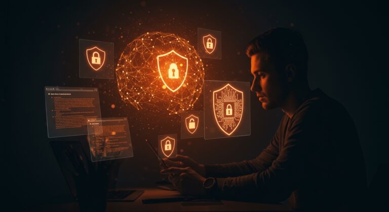 Seguridad en navegadores para startups LATAM enfrentando riesgos de phishing y malware en Chrome con inteligencia artificial.