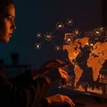 Dashboard OSINT ShadowBroker mostrando monitoreo geoespacial en tiempo real con vuelos, embarcaciones y satélites para inteligencia abierta global.