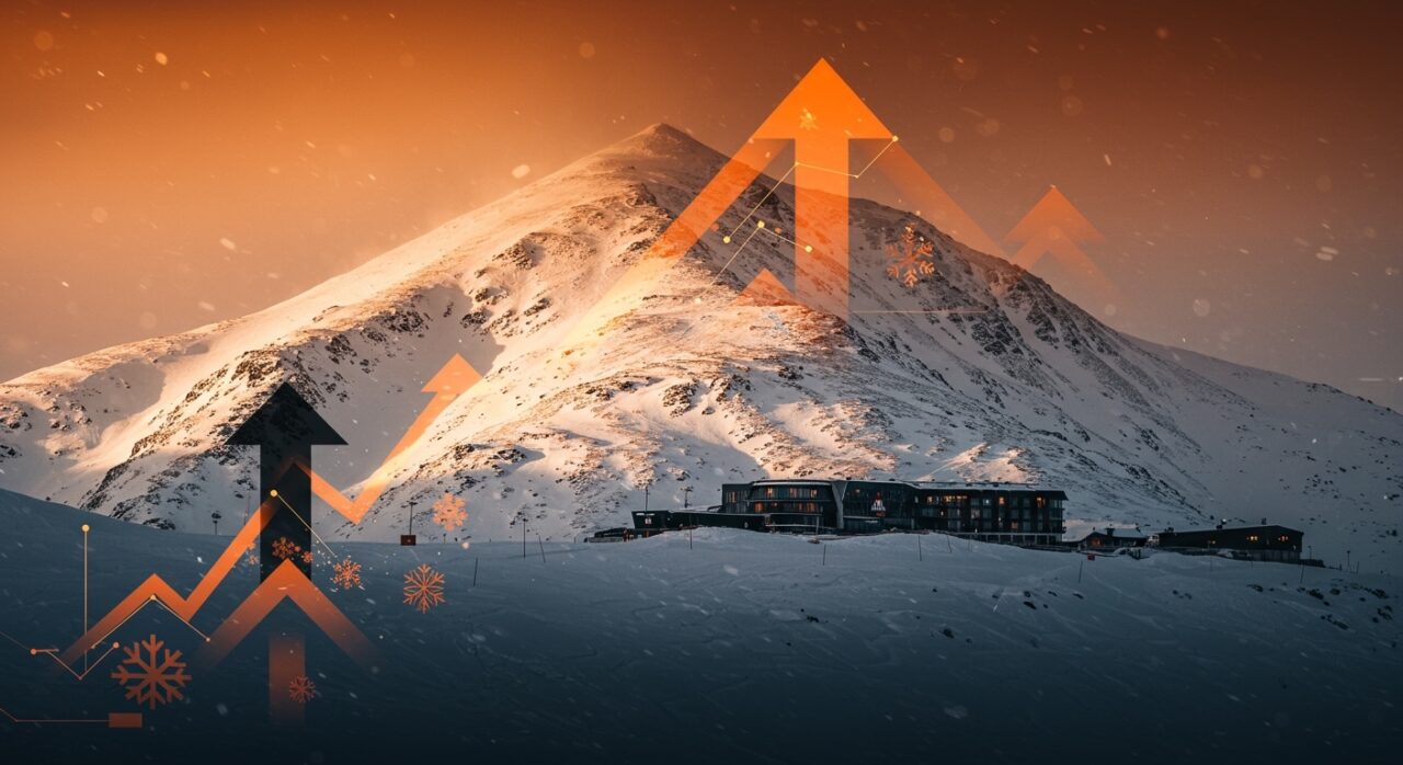 Estación de esquí Sierra Nevada con abundante nieve en 2026 destacada en tendencias meteorológicas y turismo invernal innovador.