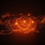 Escudo antimisiles europeo SkyDefender con inteligencia artificial y sistema de defensa aérea multicapa, innovación tecnológica de Thales.