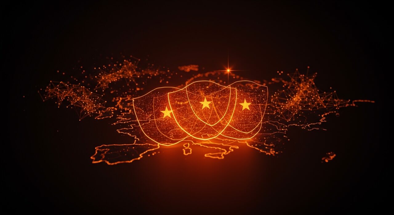 Escudo antimisiles europeo SkyDefender con inteligencia artificial y sistema de defensa aérea multicapa, innovación tecnológica de Thales.