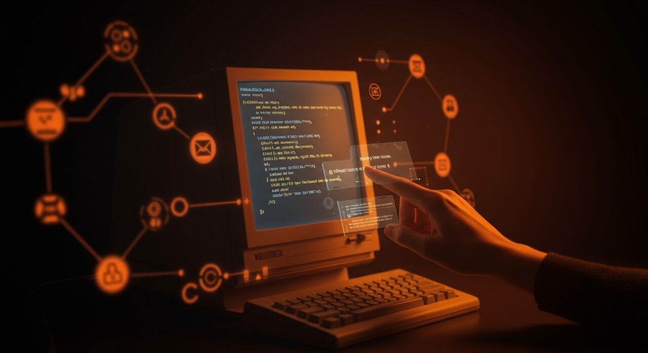 Interfaz histórica del navegador de código Smalltalk destacando su impacto en la programación orientada a objetos y el desarrollo de IDEs modernos.