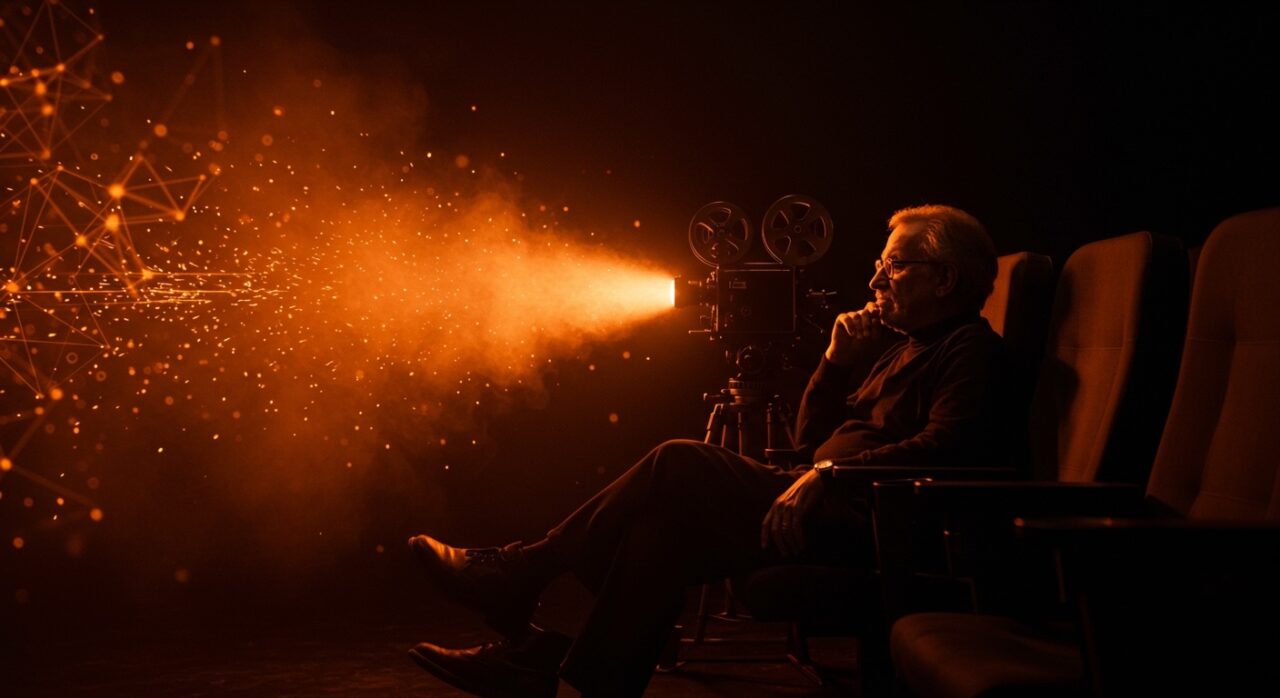 Steven Spielberg en SXSW 2026 declarando no usar inteligencia artificial en sus películas, destacando la creatividad tradicional frente a la IA en el cine.