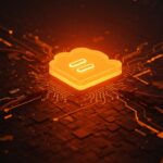 Ilustración conceptual de conexión SSH sin Host Header para máquinas virtuales en la nube destacando la solución innovadora de exe.dev en infraestructura cloud.