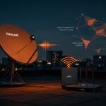 Starlink Mini como internet satelital de respaldo configurado con UniFi para failover e IPv6, solución económica para startups.