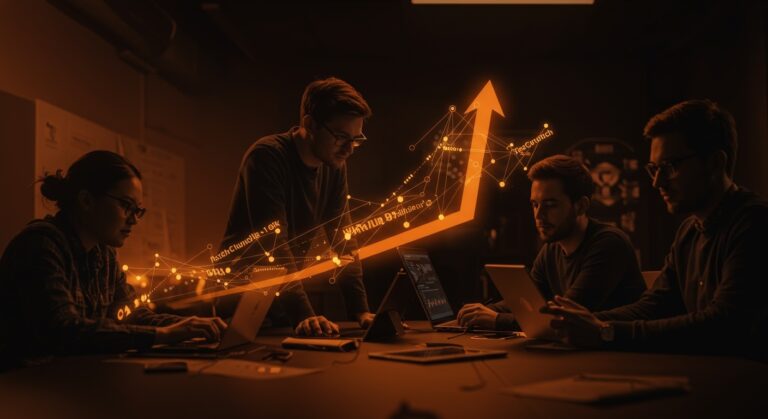 Guía visual para founders tech aplicando a Startup Battlefield 2026 en TechCrunch Disrupt con enfoque en potencial disruptivo y desarrollo MVP.