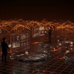 Startup chilena monitoreando acuicultura de precisión con tecnología IoT en un entorno digital innovador.