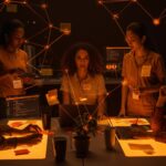 Comunidad startup para female founders en San Francisco mostrando colaboración y apoyo en cohortes curadas con oportunidades de funding.