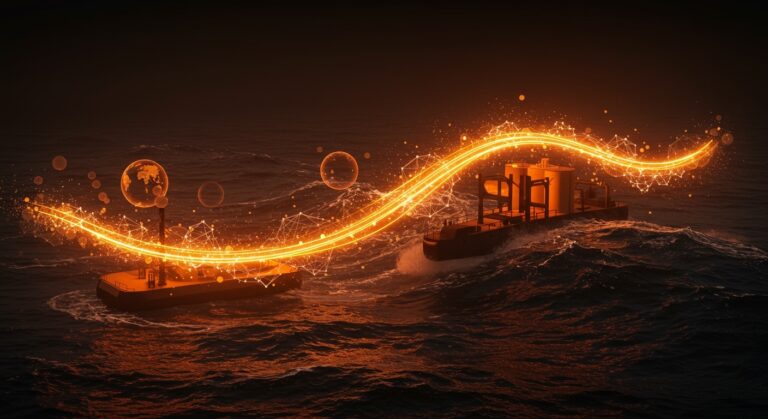 Dispositivo de energía de olas en la costa chilena impulsando innovación sostenible en desalinización de agua.