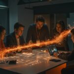 Emprendedores en Costa Rica colaborando en innovación tecnológica y AgTech en el ecosistema startup impulsado por políticas y financiamiento.