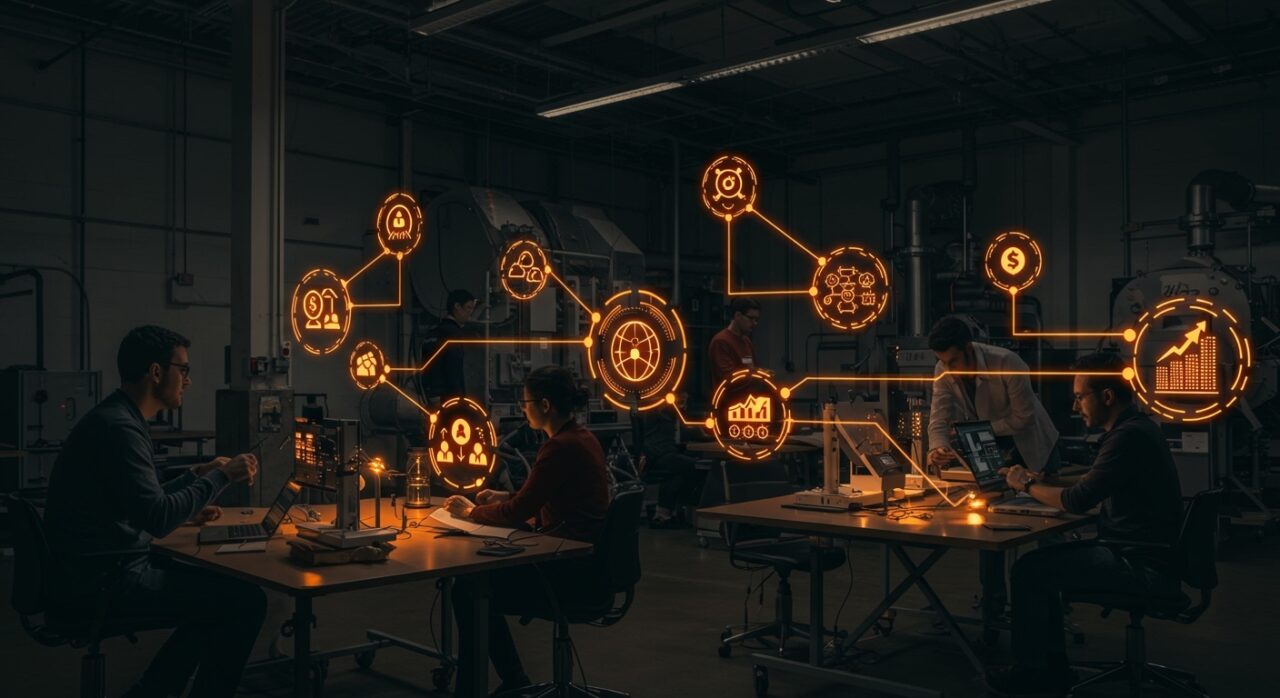 Startups energéticas colaborando en tecnología innovadora con aceleración e inversión no dilutiva en Tulsa para impulsar pilotos y comercialización.