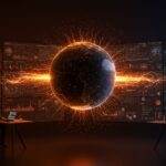 Fundadores de startups IA colaborando con gráficos y redes neuronales, destacando tendencias y financiamiento de venture capital en LATAM.