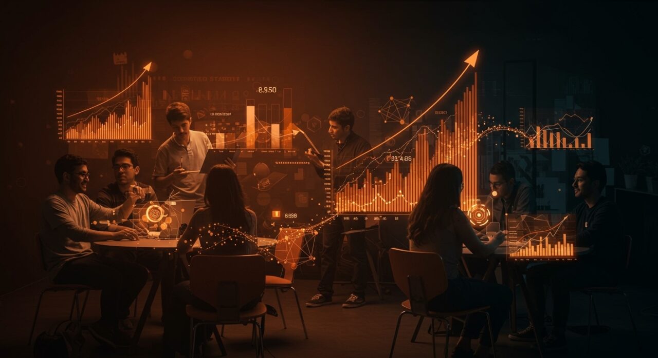 Startups en Medellín buscando financiamiento y capital de riesgo durante evento StartCo 2026 con oportunidades de inversión e interacción.