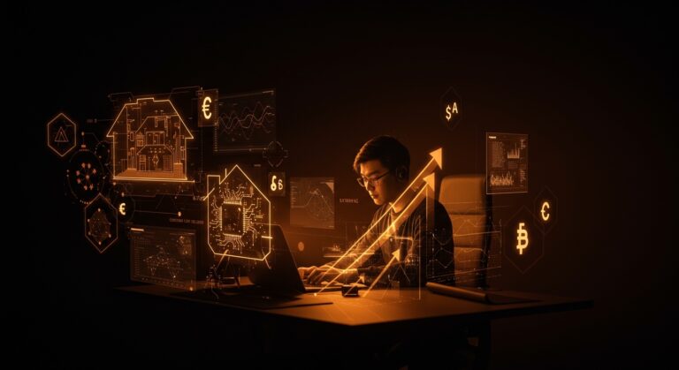 Startup unipersonal en China con apoyo de inteligencia artificial e incentivos gubernamentales en emprendimiento tecnológico.