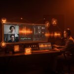 Estudio de grabación integrado de Substack para video conversaciones, optimizando herramientas SaaS para creadores de contenido y crecimiento en plataformas digitales.