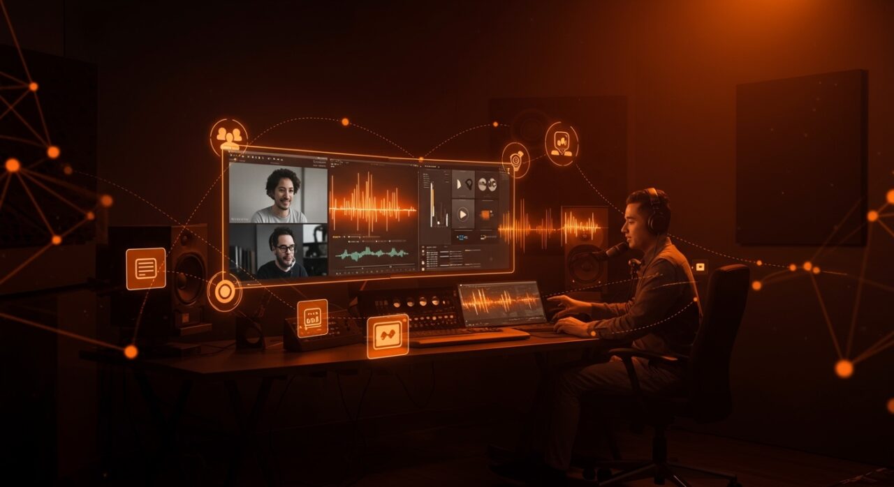 Estudio de grabación integrado de Substack para video conversaciones, optimizando herramientas SaaS para creadores de contenido y crecimiento en plataformas digitales.