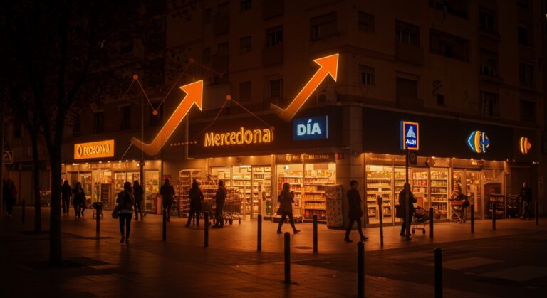 Supermercados de proximidad en España con Mercadona y Carrefour liderando la expansión del retail local en 2024.