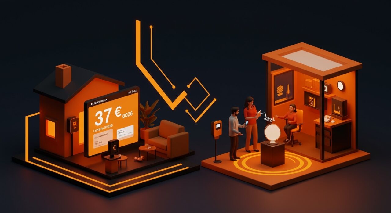 Reducción de la tarifa TUR del gas natural en España a 37 euros en abril de 2026, impacto económico positivo para hogares y startups.
