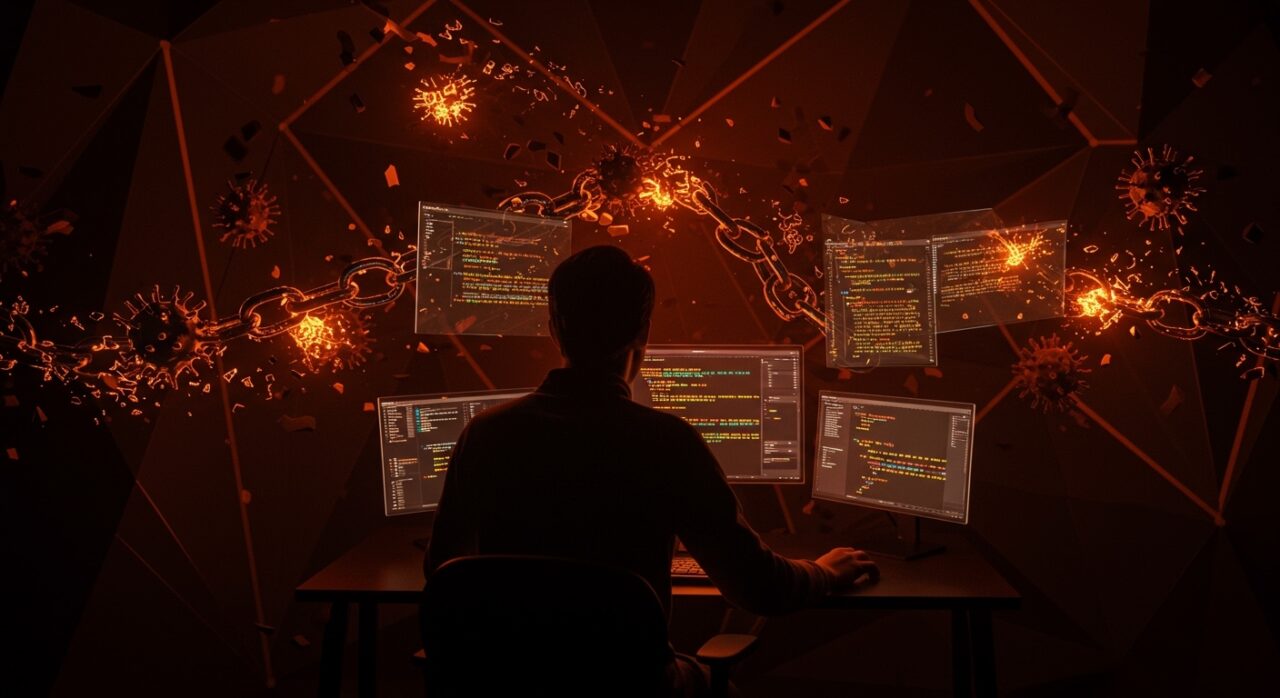 Paquete Python telnyx comprometido con malware en PyPI, ilustrando riesgo en la cadena de suministro y seguridad digital.