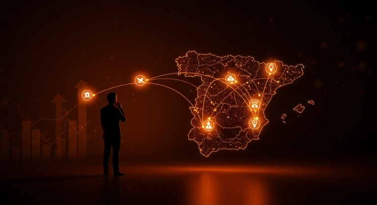 Impacto del descenso de turistas estadounidenses en España con oportunidades para startups en el sector turístico.