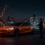 Tesla Energy Ventures en Reino Unido mostrando innovación tecnológica y competencia en el mercado de energía limpia.