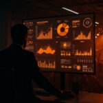 Imagen editorial que representa el monopolio de Live Nation y Ticketmaster con precios abusivos y juicio antimonopolio, en contexto de mercado de venta de entradas online.