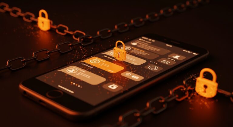 Imagen conceptual de mensajes directos de TikTok sin cifrado extremo a extremo, destacando la seguridad digital sobre la privacidad en las redes sociales.