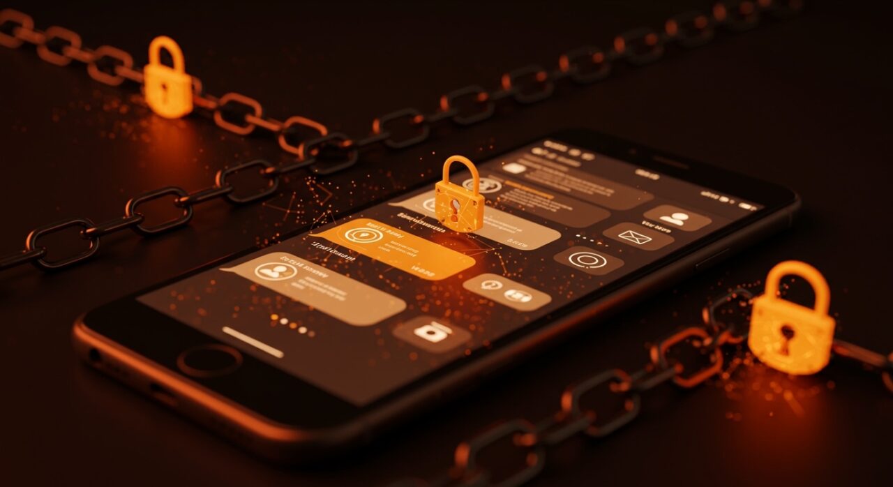 Imagen conceptual de mensajes directos de TikTok sin cifrado extremo a extremo, destacando la seguridad digital sobre la privacidad en las redes sociales.