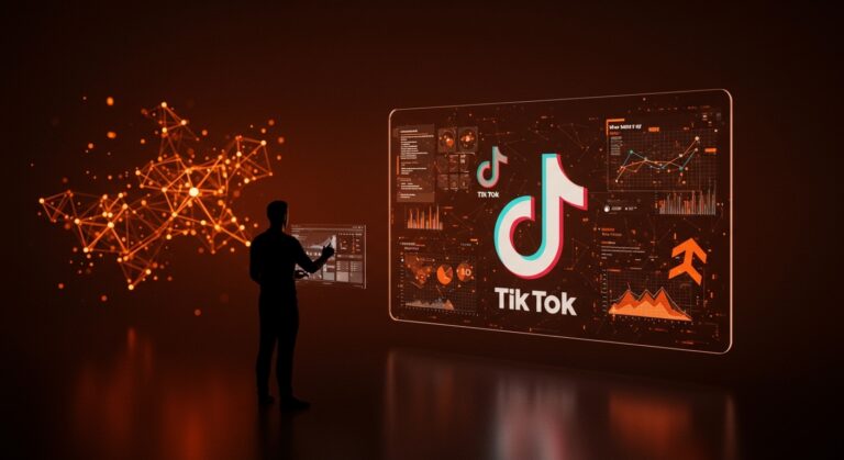 Fundador tech analizando riesgos de transparencia en anuncios generados por IA en TikTok para startups LATAM.