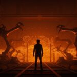 Travis Kalanick lanzando Atoms, empresa de robótica que integra inteligencia artificial para minería y transporte, representando innovación y diversificación en startups tecnológicas.