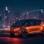 Robotaxi autónomo de WeRide y Uber operando en las modernas calles de Dubái, destacando avances en movilidad autónoma y alianzas tecnológicas.