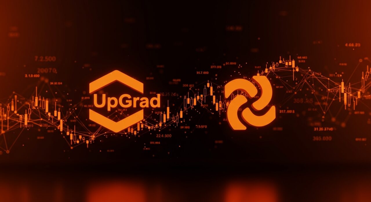 Fusión visual de upGrad y Unacademy representando la consolidación y movimientos corporativos en el sector edtech en India.